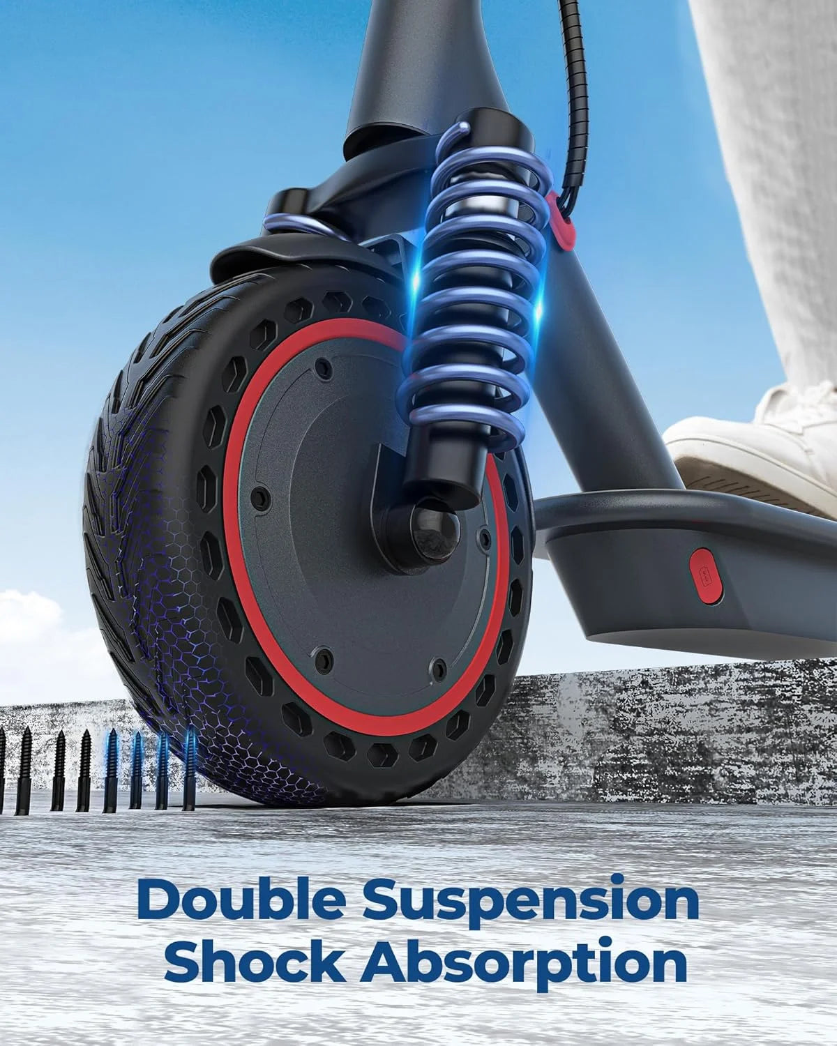 AOVOPRO AP07 Electric Scooter With Smart App Control 40 To 60km 36V