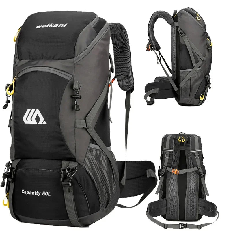 Scione Travel Backpack Waterproof Unisex Hiking Daypack For Outdoors