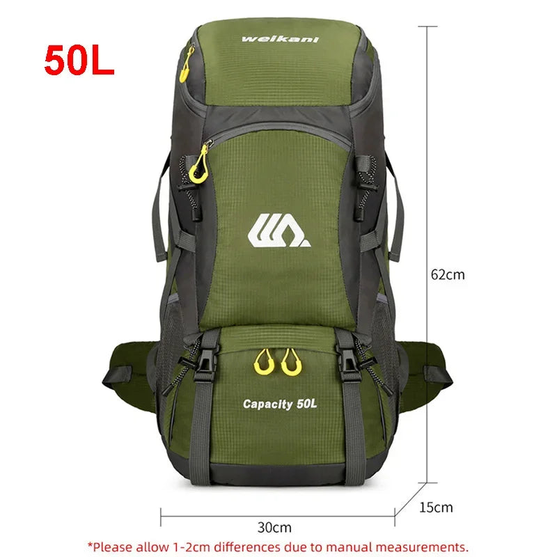Scione Travel Backpack Waterproof Unisex Hiking Daypack For Outdoors