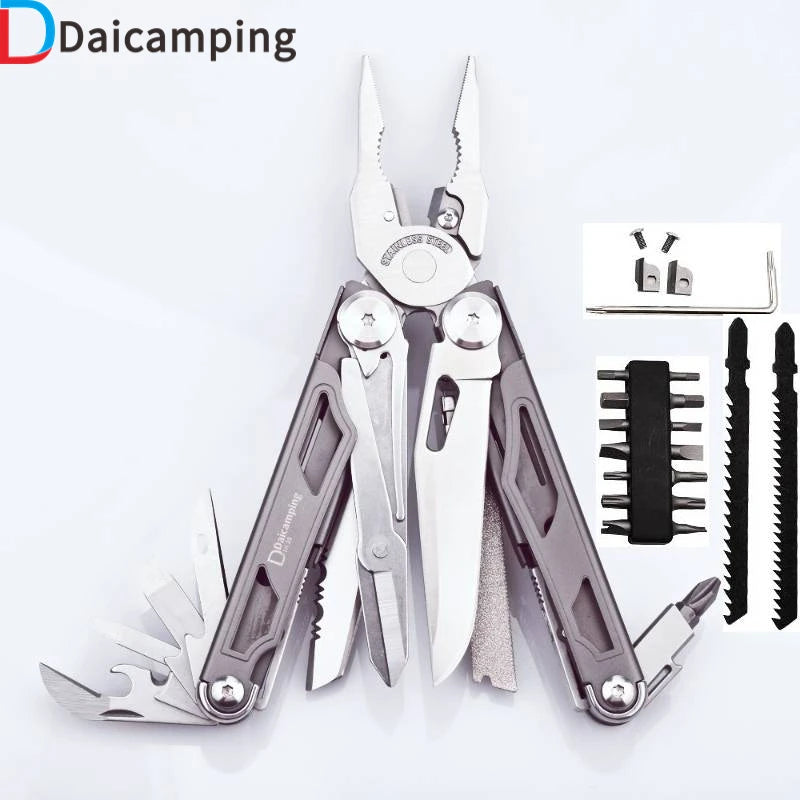 Daicamping DL30 Replaceable Parts Hand Multi Tool With Pliers