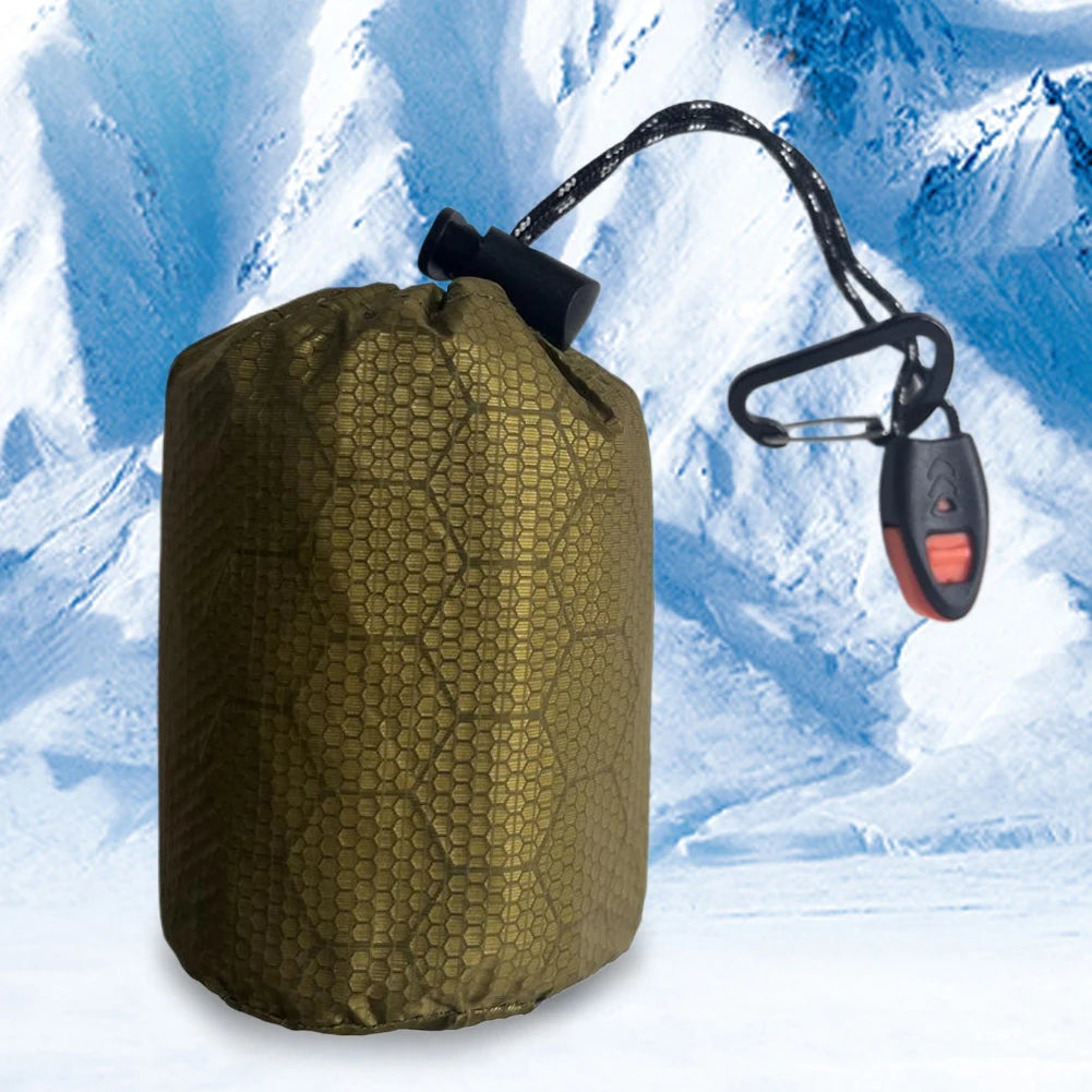 Shunmaii Waterproof Thermal Emergency Sleeping Bag Bivy Sack For Camping Outdoor