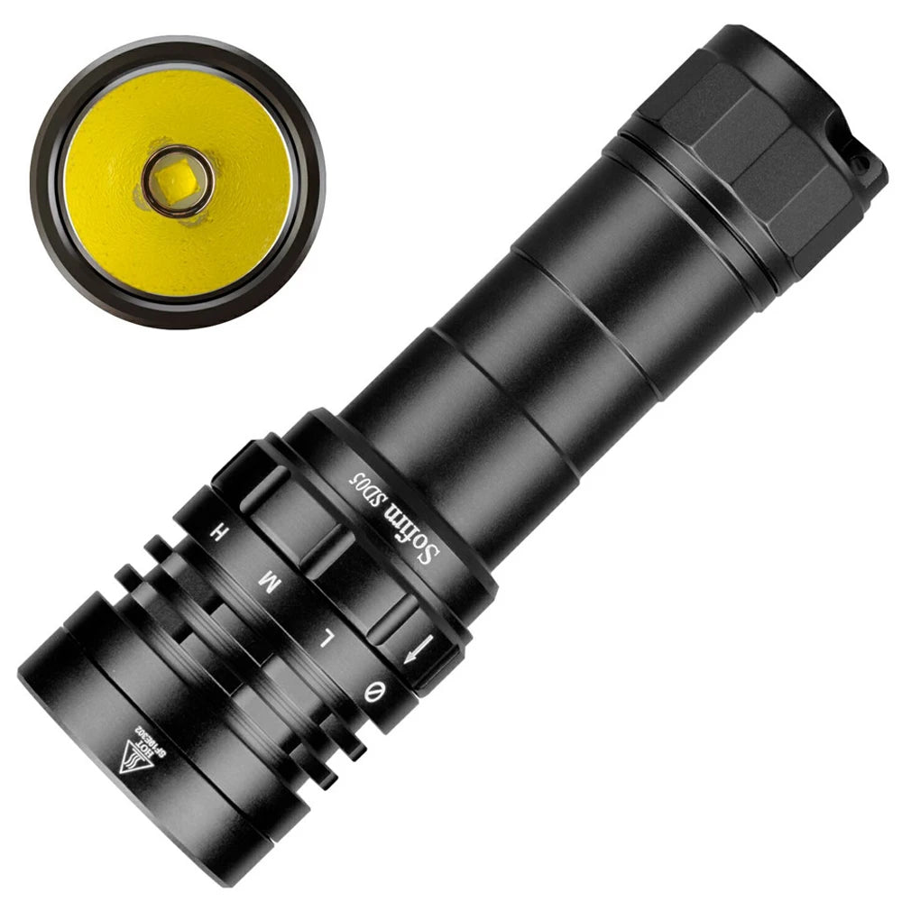 Sofirn SD05 Scuba Diving Flashlight XHP50.2 3000lm Magnetic Switch